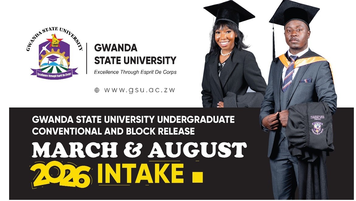 Gwanda State University undergraduate conventional and block release, March and August 2026 intake